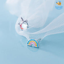 Load image into Gallery viewer, Magical Unicorn Rainbow Ear Studs
