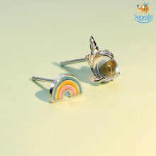 Load image into Gallery viewer, Magical Unicorn Rainbow Ear Studs
