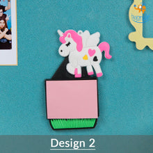 Load image into Gallery viewer, Unicorn Sticky Notes with Magnetic Back
