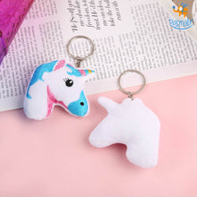 Load image into Gallery viewer, Unicorn Plush Keychain
