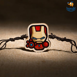 Iron Man Wooden Rakhi