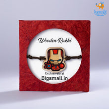 Load image into Gallery viewer, Iron Man Wooden Rakhi
