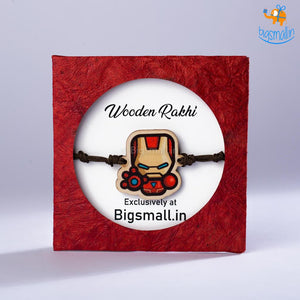 Iron Man Wooden Rakhi