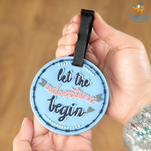 Load image into Gallery viewer, Let The Adventure Begin Luggage Tag
